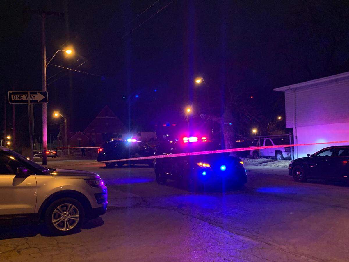 A man was found shot to death in a vehicle Wednesday night after Kansas City police were called to the area of 10th and Olive streets.