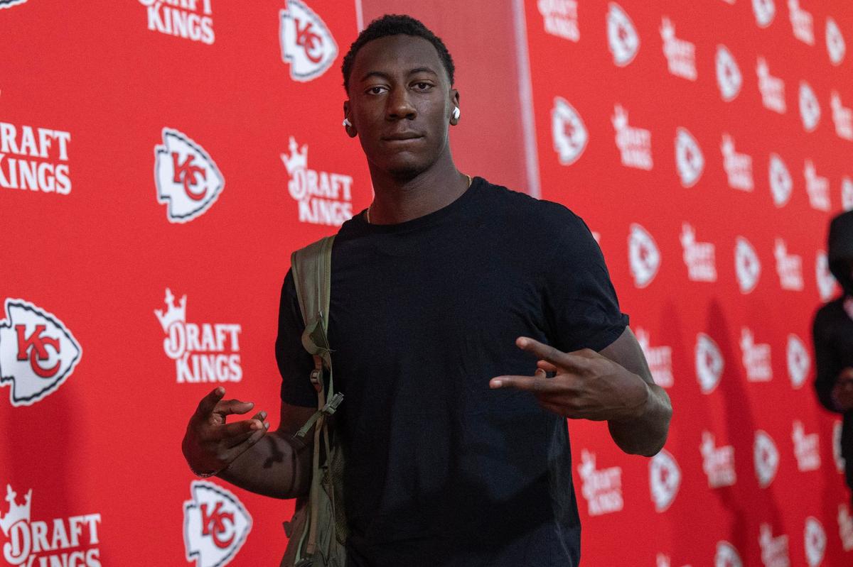 Kansas City Chiefs defensive back Joshua Williams walks down the tunnel before a game on Saturday against the Detroit Lions.