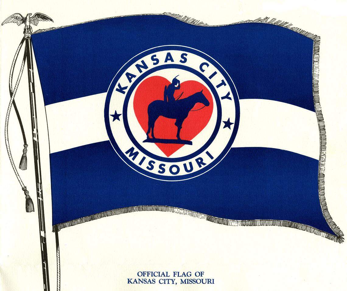 The Scout was incorporated into the official city flag in 1944. The design originally featured only the heart, but city council members felt it looked too much like a valentine.