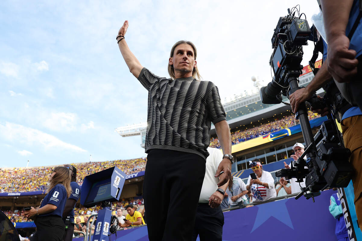 Sebastian Beccacece, head coach of Ecuador, looks on before the FIFA World Cup 2026 Group E match between Ecuador and Curacao at Kansas City (Arrowhead) Stadium on June 20, 2026 in Kansas City.