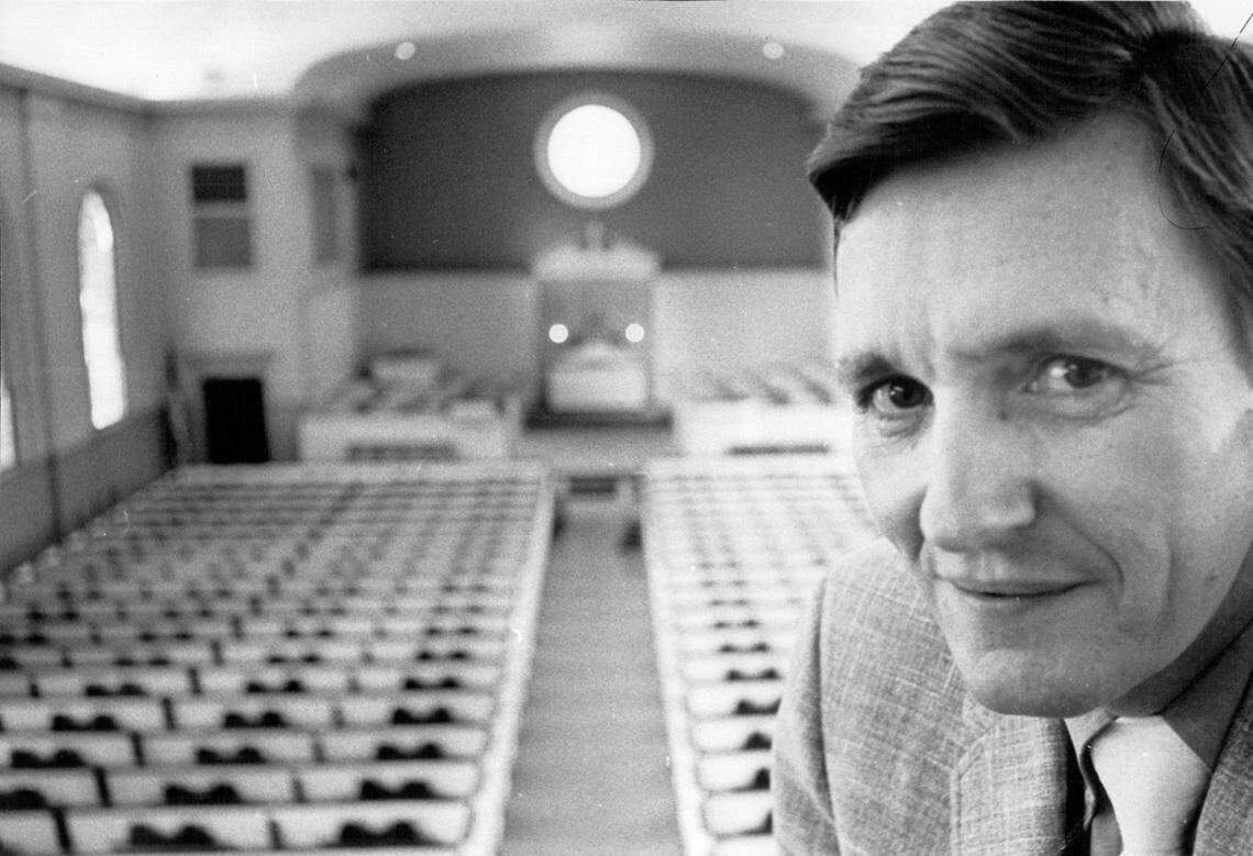 The Rev. Robert Meneilly at Village Presbyterian Church.