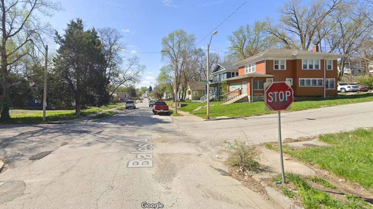 After hearing gunfire, a 911 caller told police they looked out a window and saw a man lying on the ground after outside a home in the 3800 block of Bales Avenue in Kansas City. The man was taken to a hospital where he later died. This Google Maps Street View image of the area is from 2022.