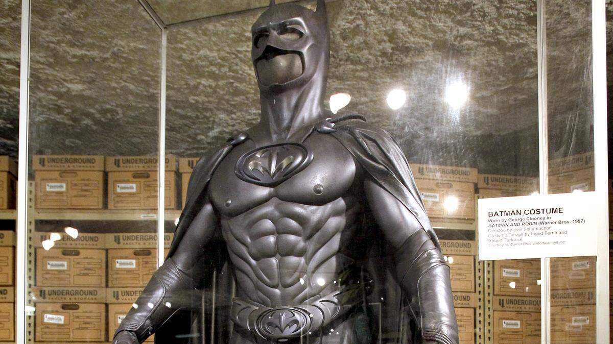Hollywood costumes like the one worn by George Clooney in the 1997 Warner Bros. film "Batman and Robin” are stored 650 feet underground in a salt mine in Hutchinson, Kansas.