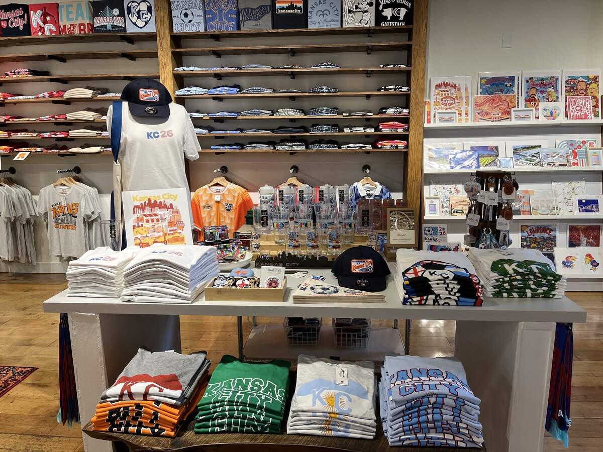 The Made in KC store, which sells locally made goods, opened inside the Oak Park Mall last fall.