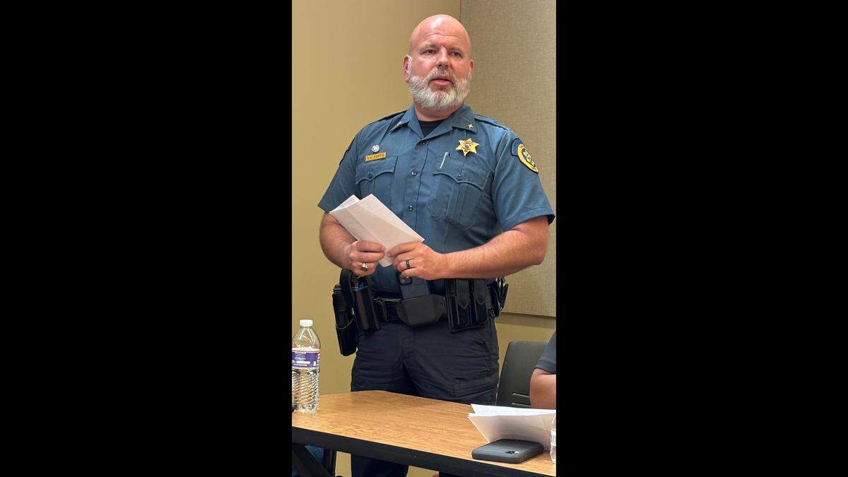 Daniel Soptic is the incumbent candidate for Wyandotte County sheriff. He has led the department since voters elected him in 2021.