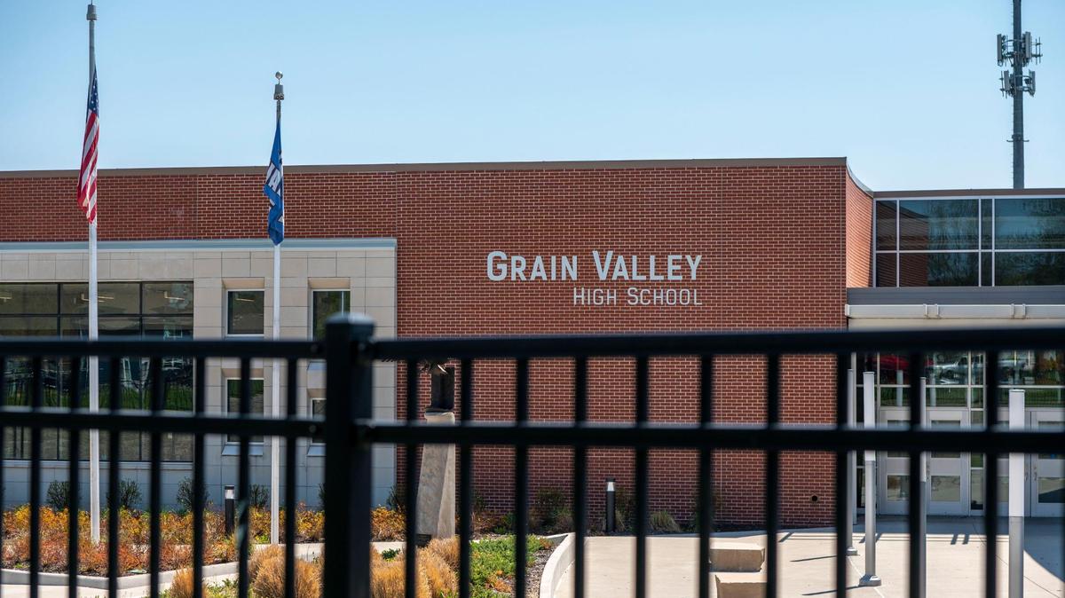 Grain Valley High School in eastern Jackson County.