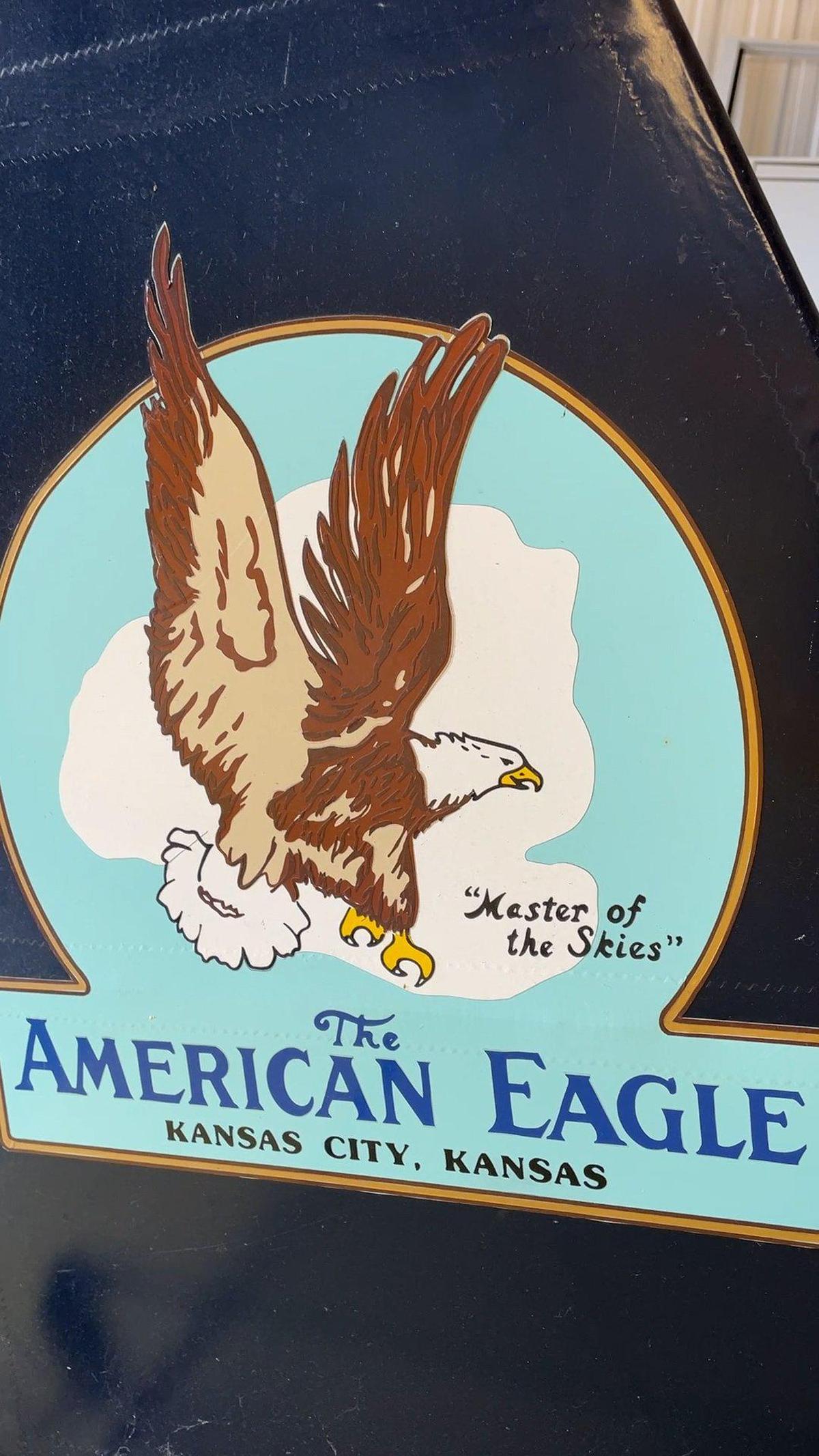 The American Eaglet, a vintage single-engine plane built in Kansas City, Kansas, sits in a storage garage at Charles B. Wheeler Downtown Airport in Kansas City on Tuesday, May 20, 2025. The plane was originally supposed to be on display per the wishes of Gene Morris who restored the plane.