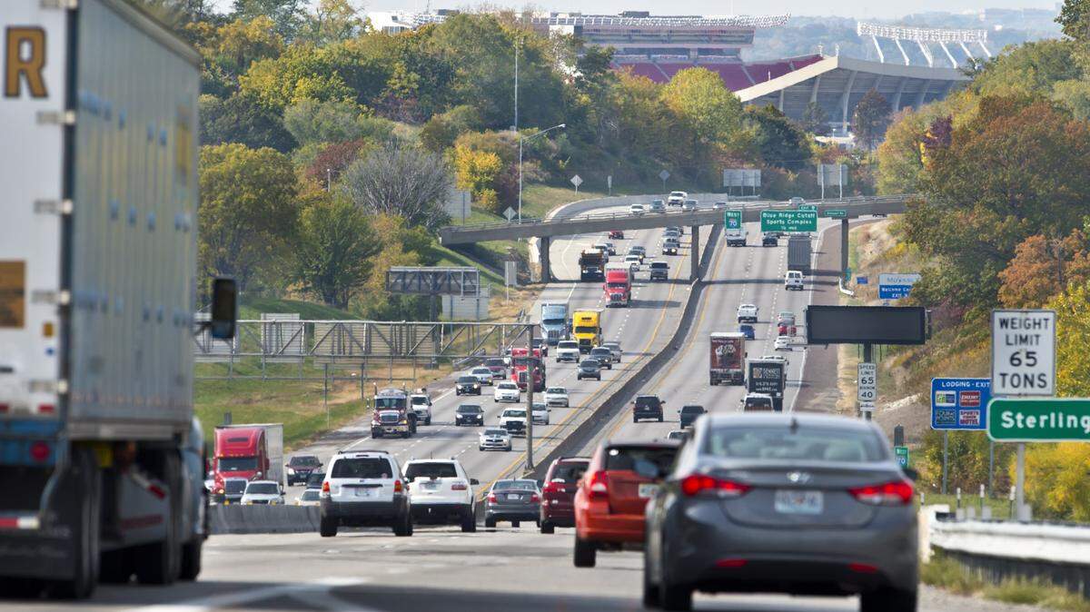 Interstate 70 through Missouri is full of the blue highway information signs that tell drivers about restaurant, hotels, gas stations and more nearby.