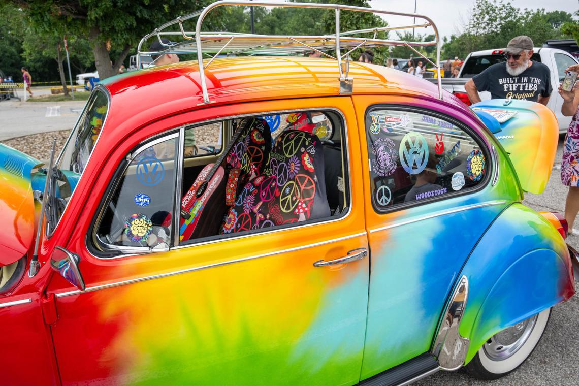 Teresa Cross of Franklin, Ohio, brought her ‘Splatterbug,’ to the Kansas City stop of the Hot Wheels Legends Tour on in Gardner. Cross applied to be in the show and didn’t expect to get in. “I was surprised when I got the email. Then I told my husband, ‘I think we’re driving to Kansas!’”