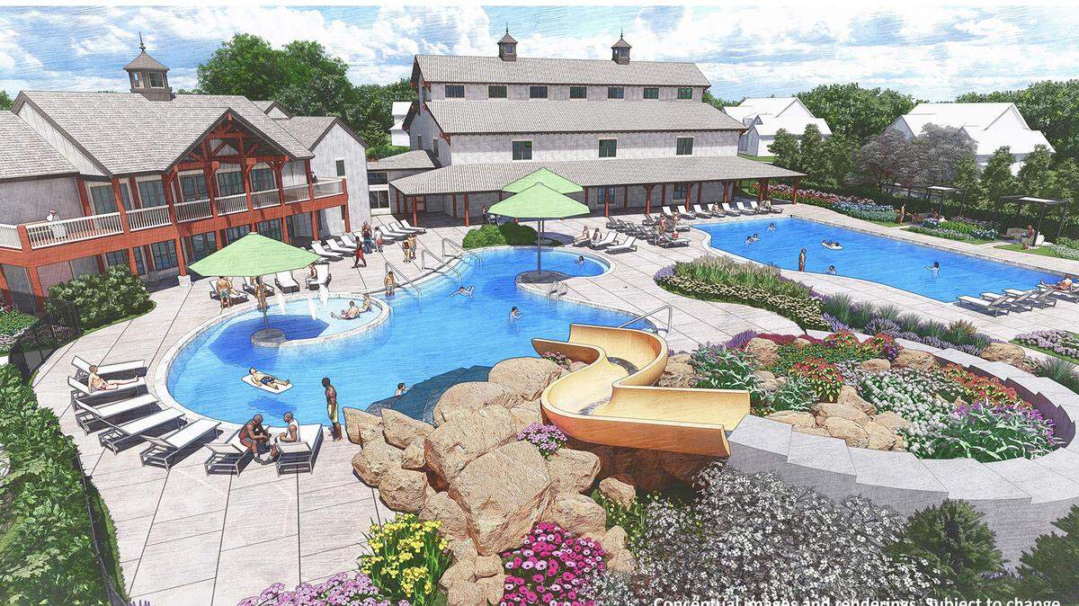 A cornucopia of delights awaits homebuyers in Rodrock’s Sundance Ridge, which is located east of Mission Road on 175th Street. The highly anticipated first phase of its multi-million-dollar amenities center, dubbed ‘The Village,’ is well underway. The first phase of the amenities package includes a spacious, welcoming clubhouse and the first of two swimming pools.