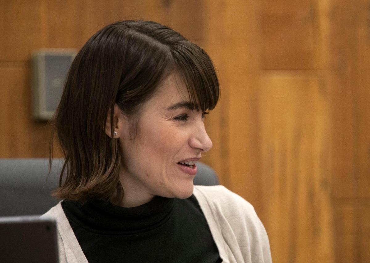 Angela Markley, county commissioner district 6 at the Wyandotte County commissioners meeting Thursday, September 15, 2022