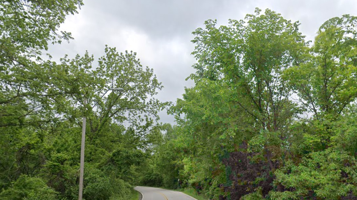 Kansas City police say a motorcyclist suffered critical injuries in a Friday night crash after hitting multiple trees.
