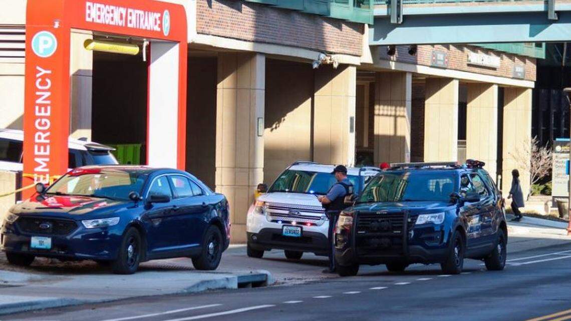 Kansas City police responded to a shooting Friday at University Health, 2301 Holmes Street.