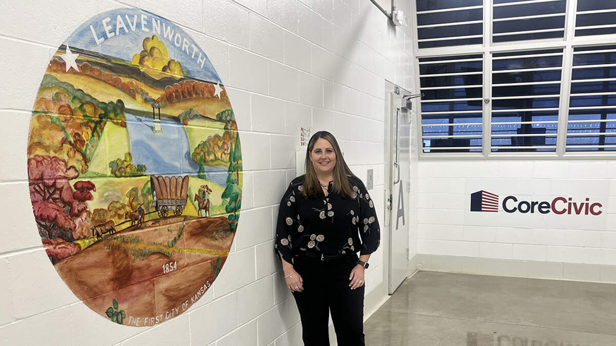 Misty Mackey, warden at CoreCivic’s Midwest Regional Reception Center in Leavenworth