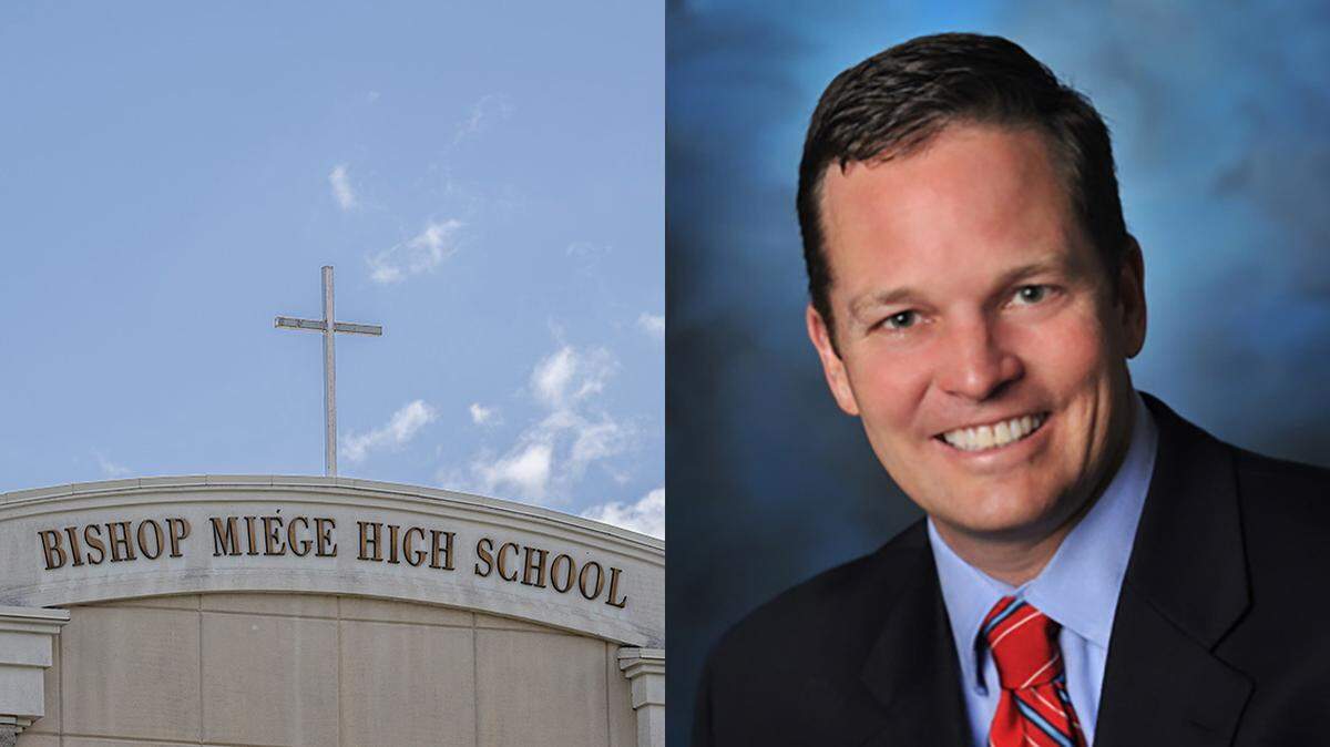Bishop Miege High School President Phil Baniewicz