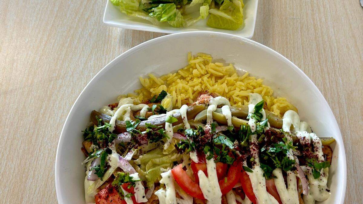 Darna sells shawarma plates and other Mediterranean dishes.