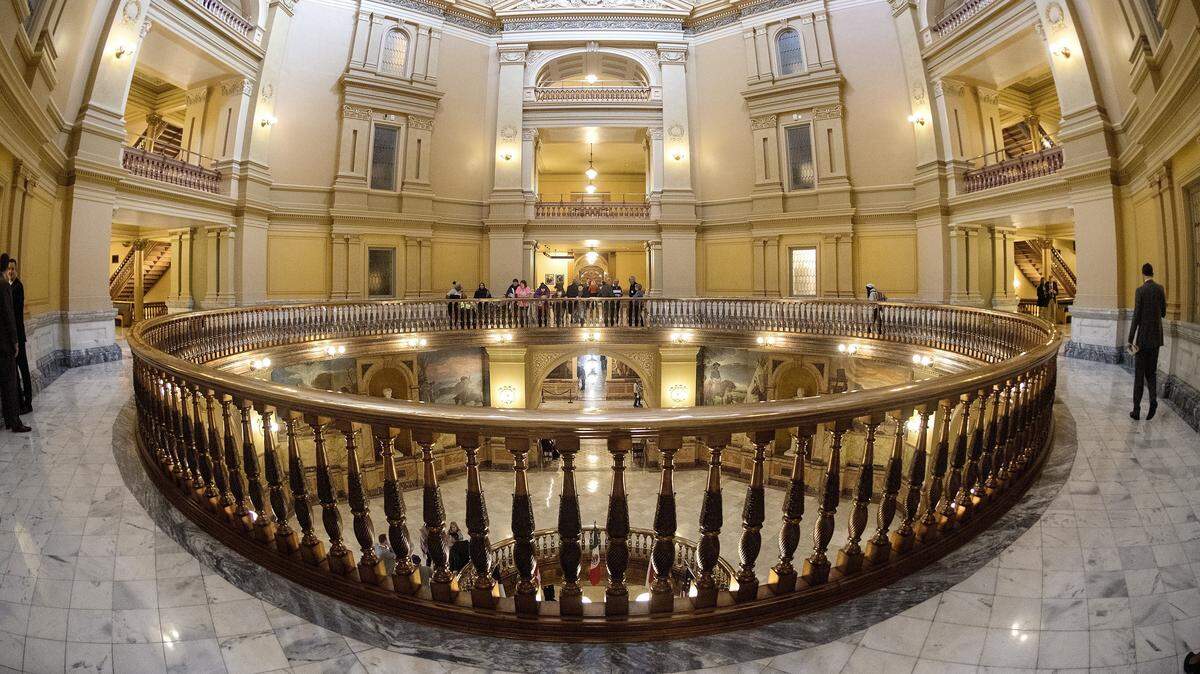 Rotunda of the Kansas State Capitol in Topeka.
