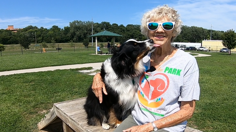 Big dogs and little dogs get their own spaces at this North KC dog park