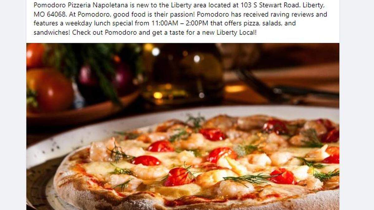 Pomodoro, a Neapolitan-style pizzeria in Liberty, has closed after less than a year in business.