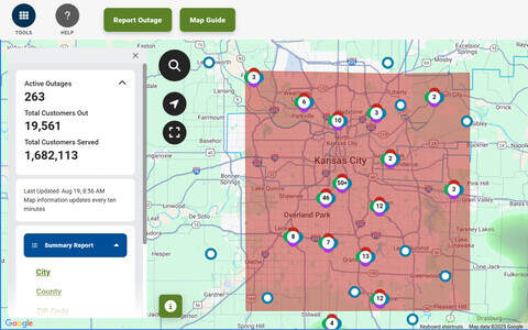 Thousands without power after thunderstorms hit Kansas City | Kansas ...