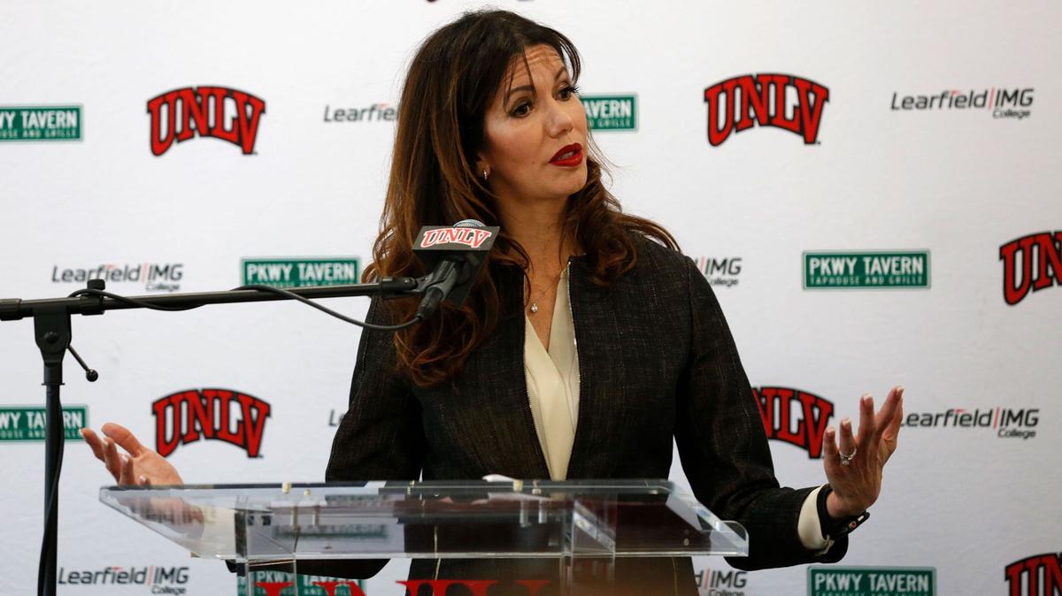 UNLV’s Desiree Reed-Francois will reportedly become the first woman to lead the Mizzou Tigers’ athletic department. (Chitose Suzuki / Las Vegas Review-Journal) @chitosephoto