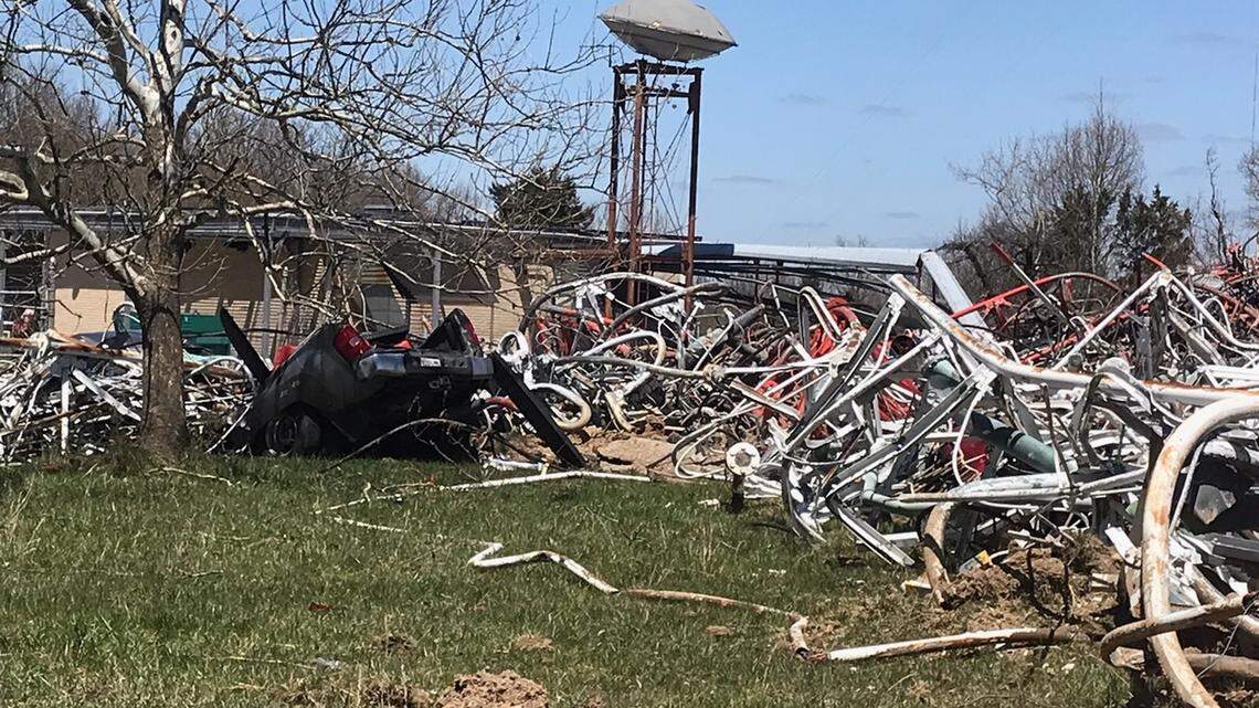 One worker died and others were injured after a 1,980-foot-tall television station tower collapsed Thursday near Fordland, Mo.