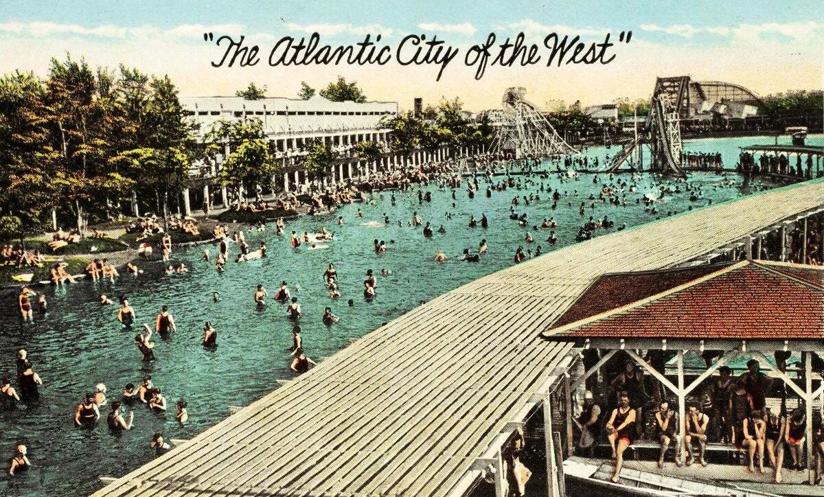 Winn’s boardwalk, built to mimic the one he saw in Atlantic City. 