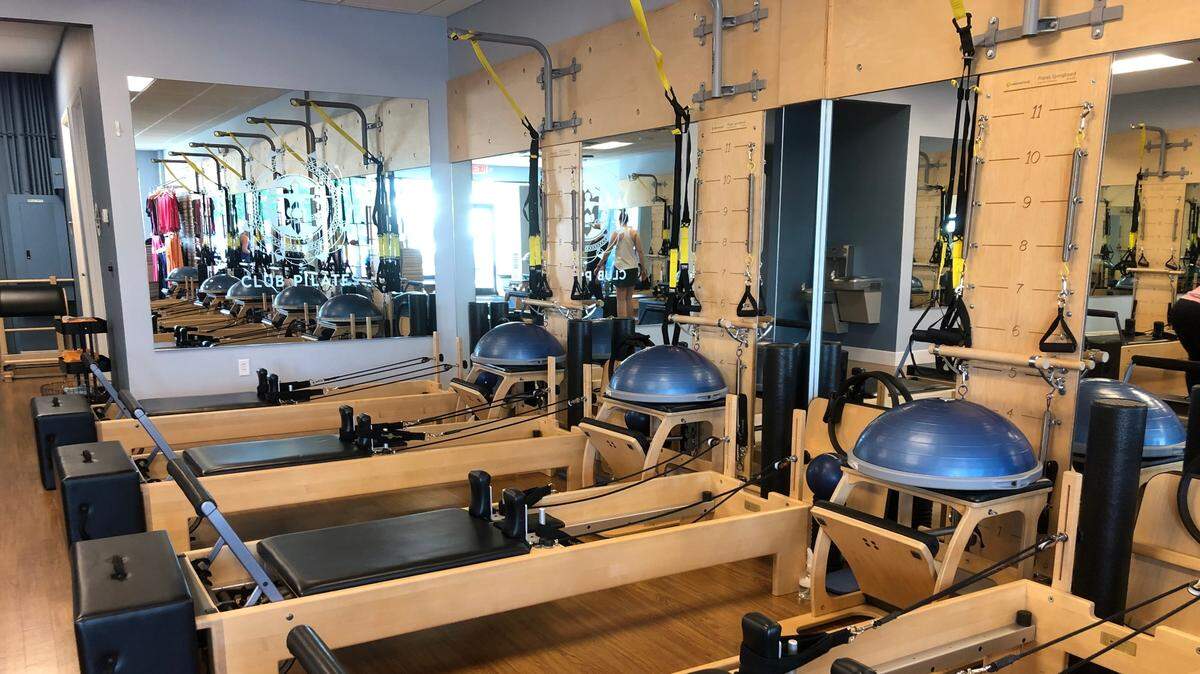 At this Pilates studio, very quiet “Midwest polite” rules the room. 