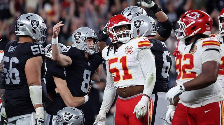 Kansas City Chiefs’ game stats, NFL Week 18 finale: KC at Las Vegas Raiders