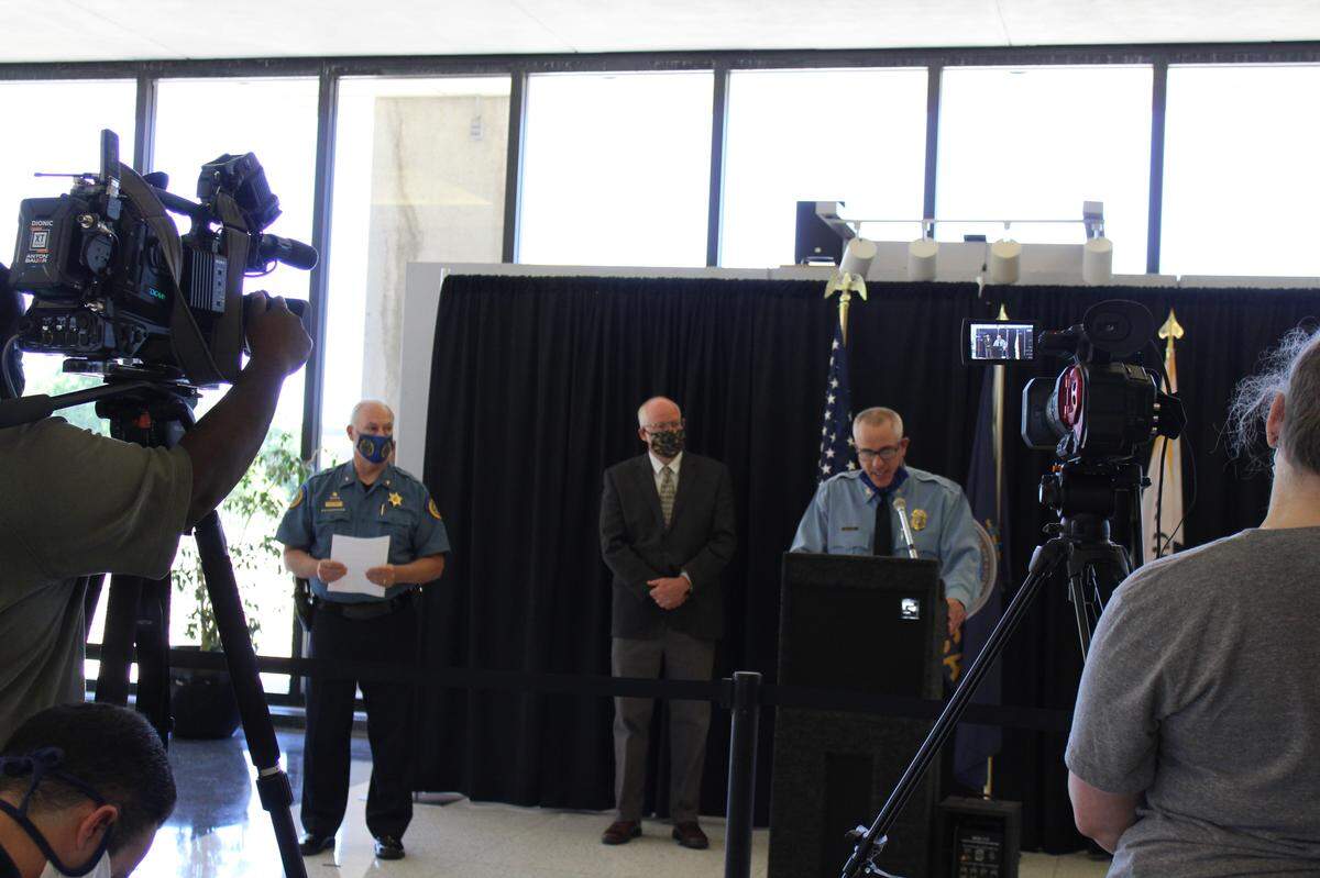 Interim Kansas City, Kansas, Chief of Police Michael York explained police training in a news conference Friday about the fatal arrest of George Floyd in Minneapolis.