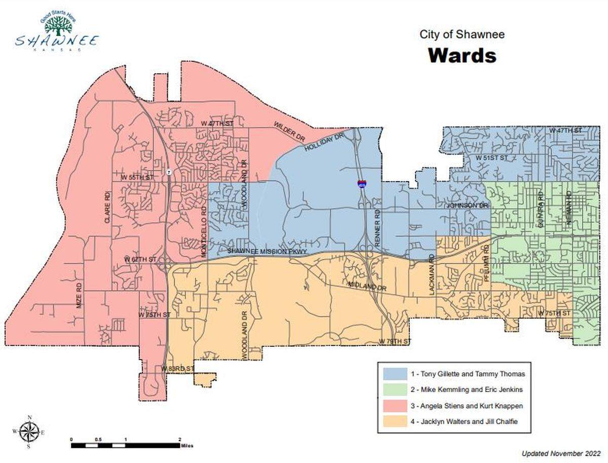 Shawnee voters will elect a new mayor and cast ballots in three contested council races on Nov. 7.