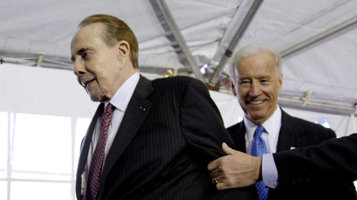 Joe Biden saw firsthand that his former Senate colleague Bob Dole knew how to do the hard work.