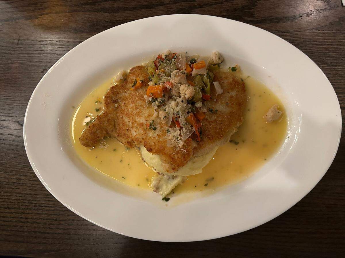 The chicken giardiniera at Cooper’s Hawk