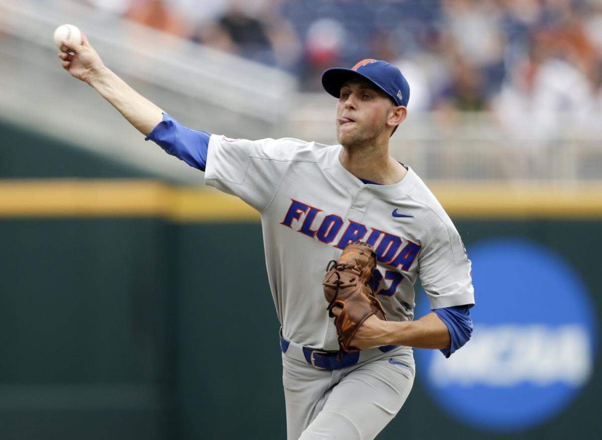 Jackson Kowar pitched for the Florida Gators in college.