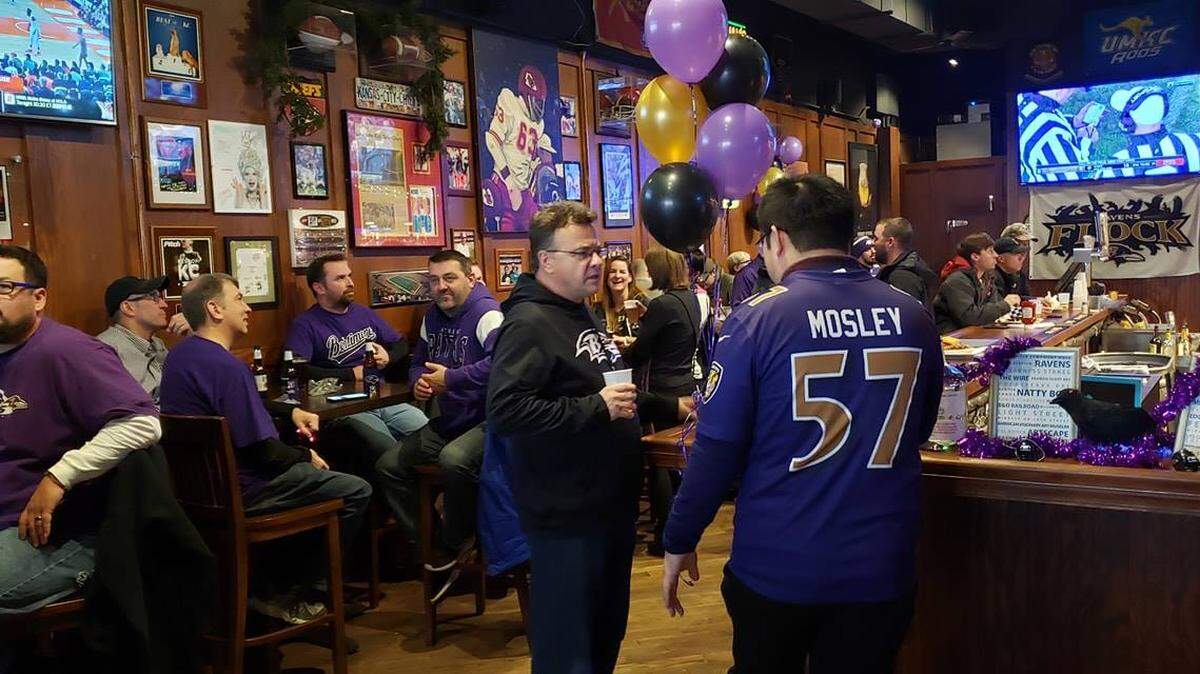 Baltimore Ravens fans have been gathering every NFL Sunday for the last six years at Lew’s Grill and Bar to root on their team. Sunday’s AFC Championship Game against the Chiefs promises to be especially lively at the Waldo bar.