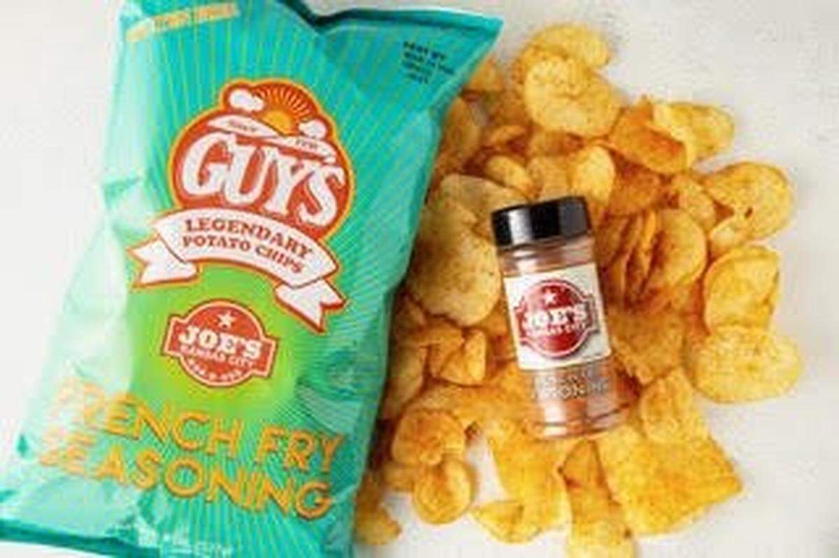 Guys Snacks offers a variety of potato chips, including a barbecue flavor using Joes famous fry seasoning.