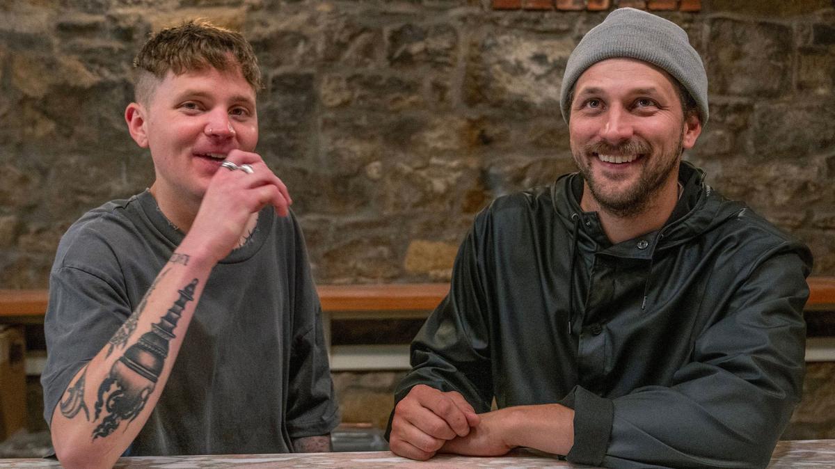 Brothers Levi and Caleb Roye, owners of Varsity Club, which opens Friday in the River Market.