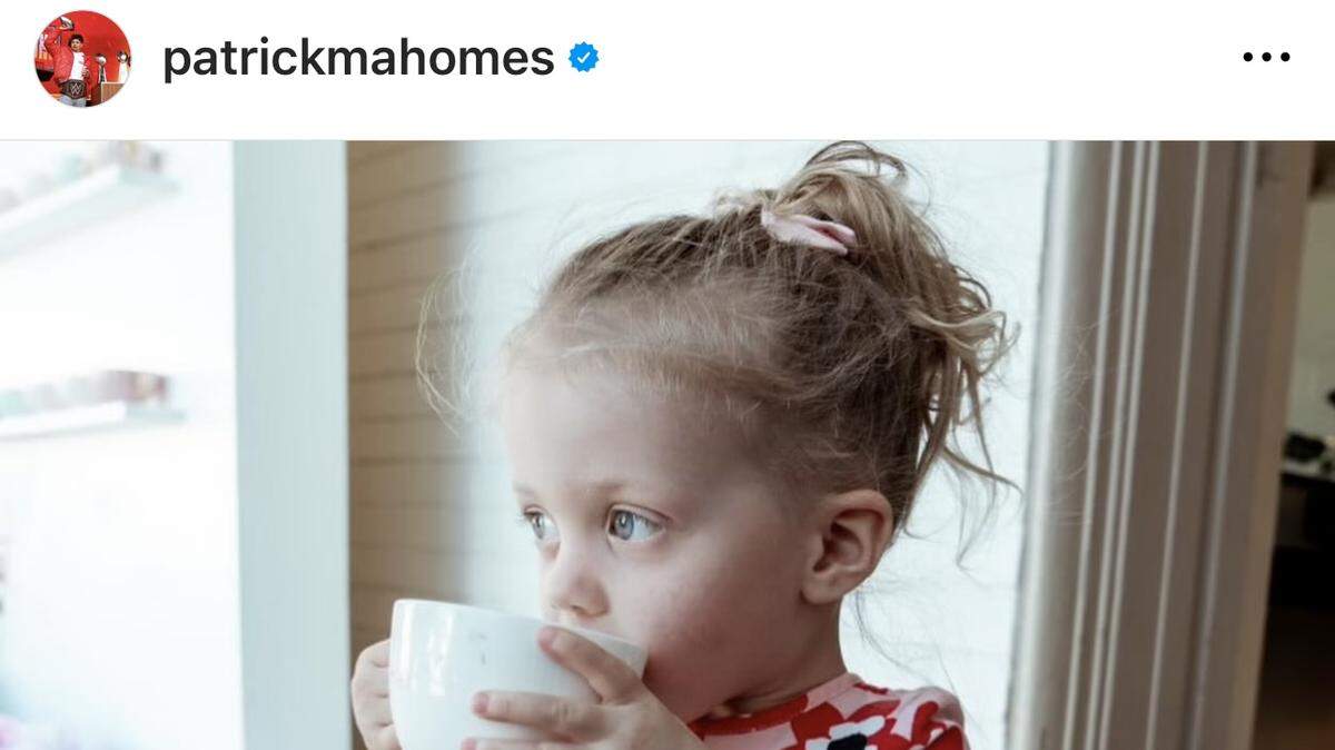 Sterling Skye Mahomes, oldest child of Kansas City Chiefs quarterback Patrick Mahomes and his wife, Brittany Mahomes, celebrated her third birthday over the weekend with a tea party attended by family and friends.