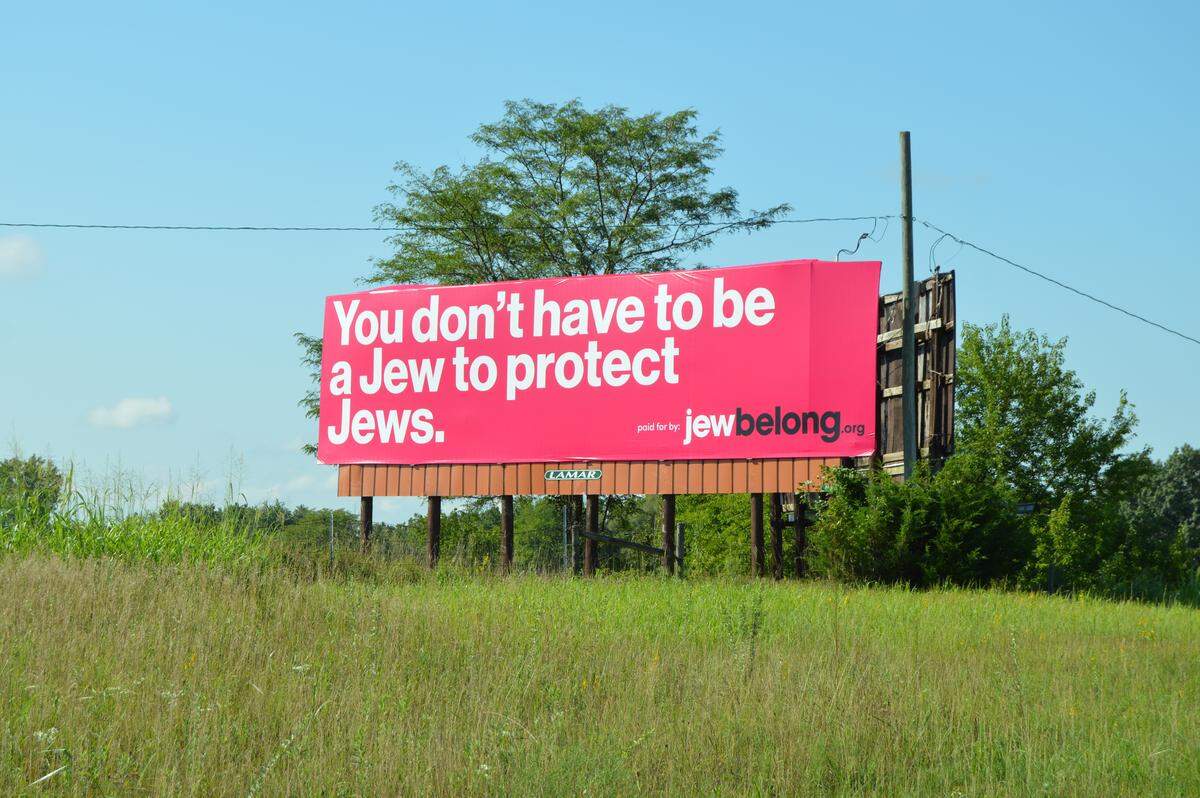 One of the billboards near Lawrence.