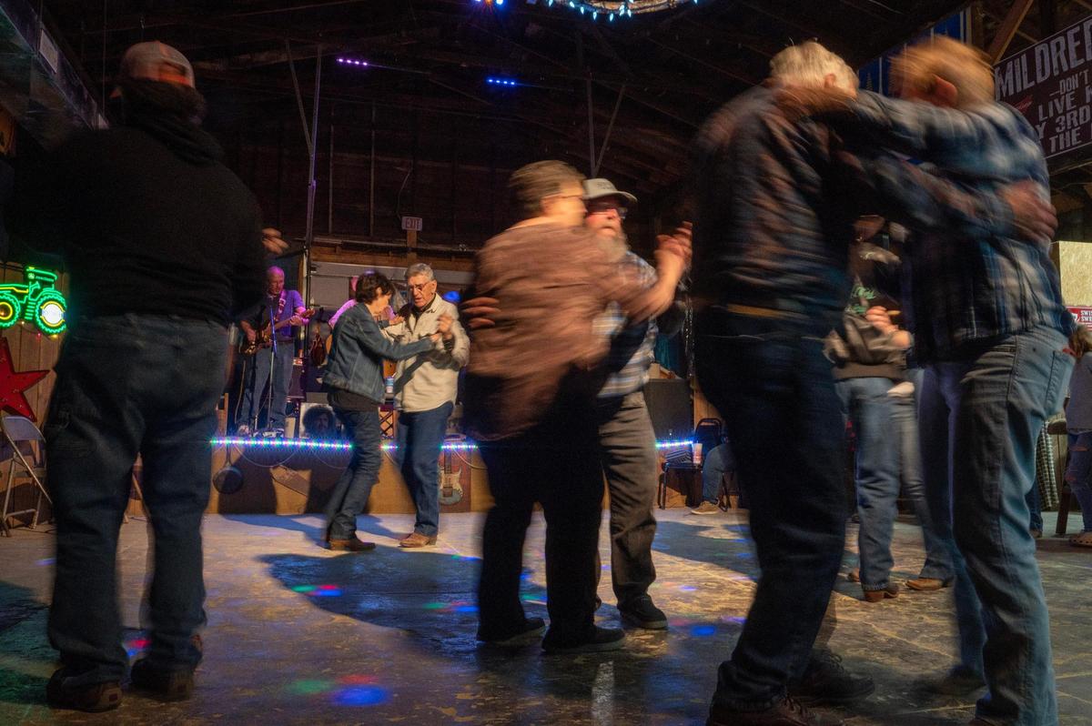 The band played a set of country classics: George Jones, Brooks & Dunn, Merle Haggard and Bob Wills.