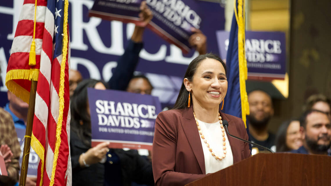 Rep. Sharice Davids wins fourth term in Congress, defeating Republican Prasanth Reddy