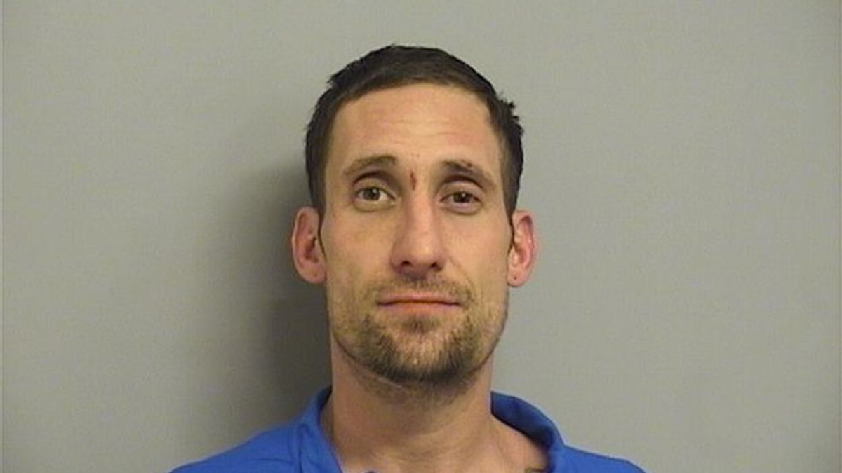 Jason Kravis was arrested after Tulsa police say he stole an Amazon delivery van and hid its contents.