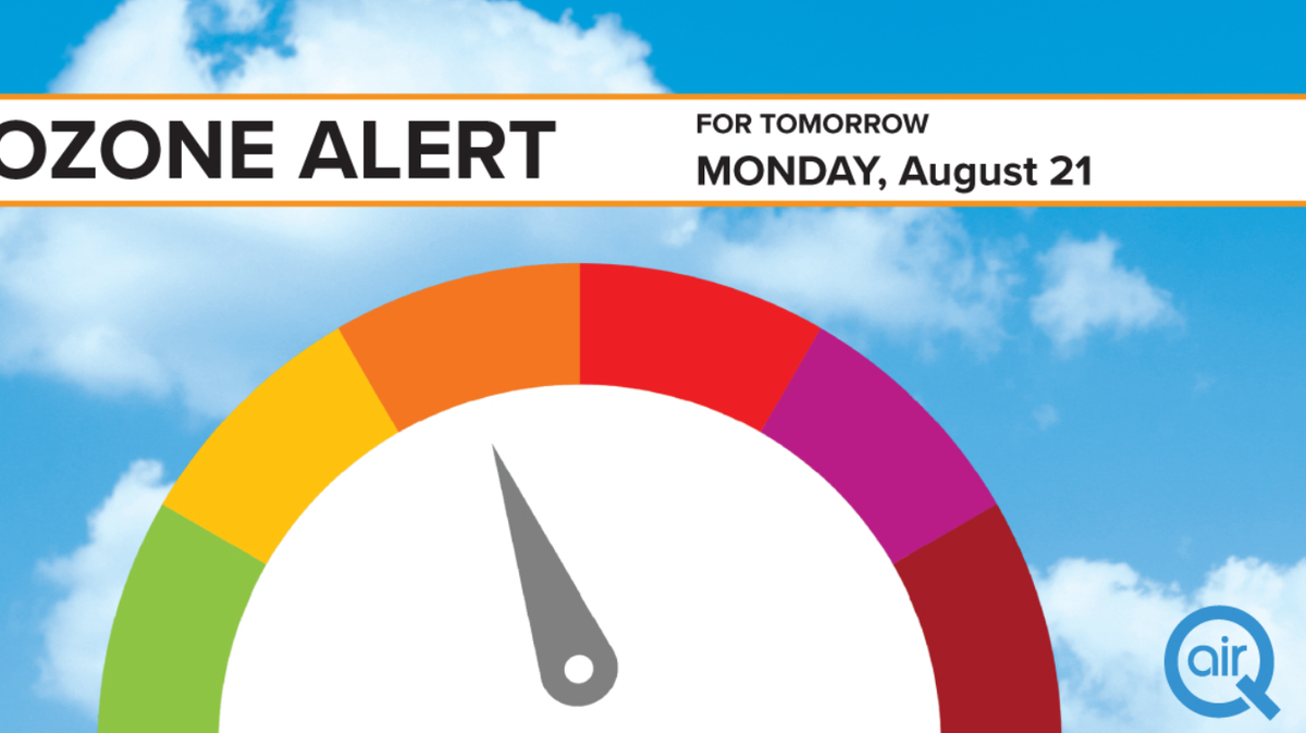 The Mid-America Regional Council issued an orange ozone alert Monday in Kansas City because of poor air quality conditions caused by hot, sunny weather and a lack of wind.
