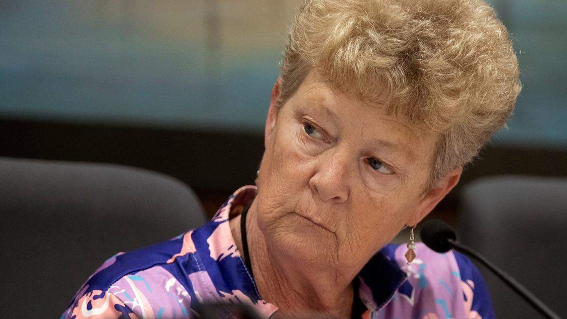 Melissa Bynum, At-Large District 1 commissioner for the Unified Government of Wyandotte County/Kansas City, Kansas, at a commissioners’ meeting Sept. 15, 2022