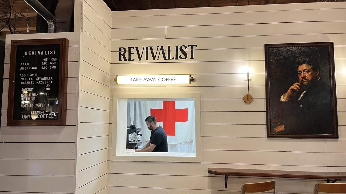 Famous Kansas City antique shop opens coffee shop open only on First Fridays