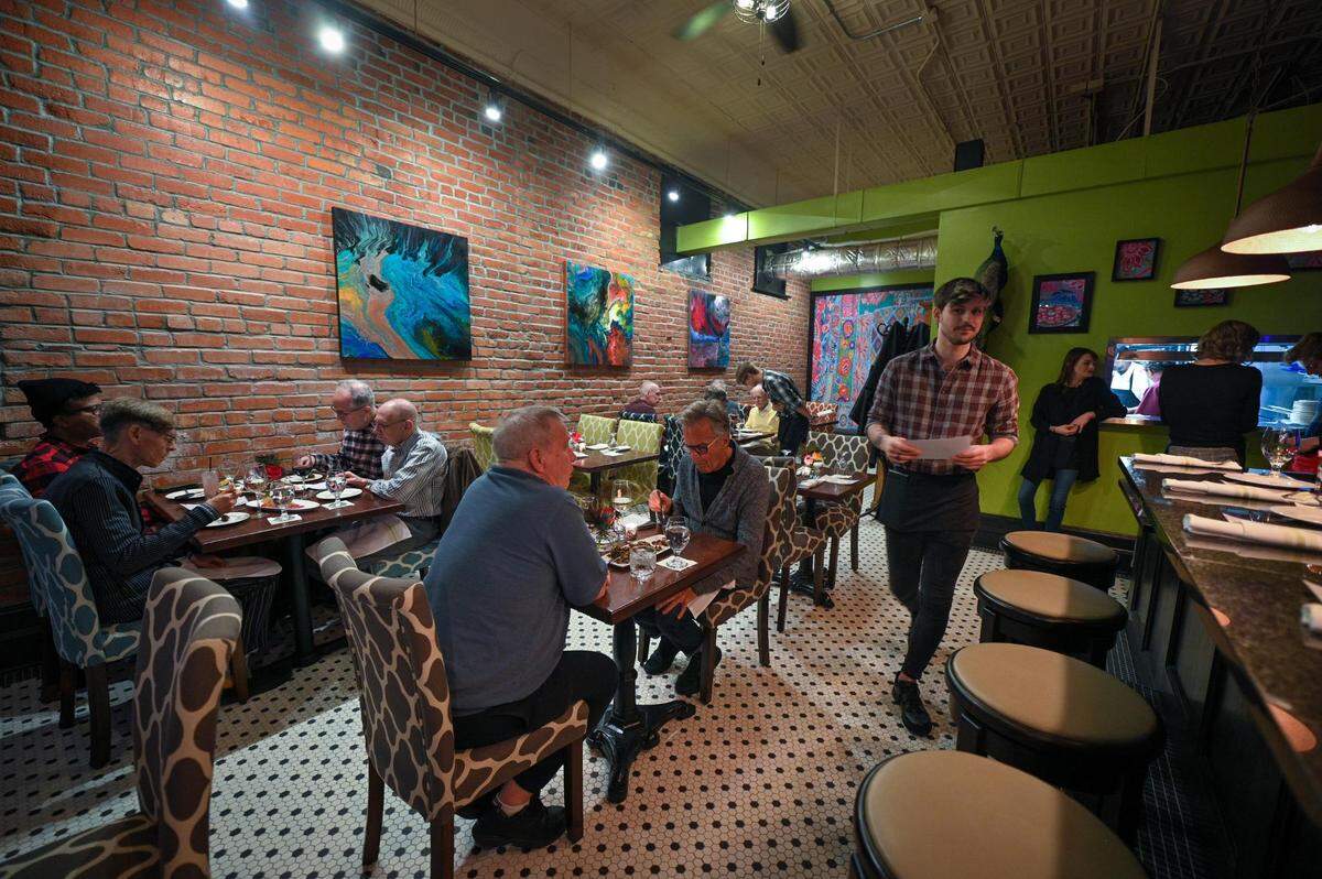 An intimate restaurant that seats 38, The Peacock, 301 Westport Road held a soft opening on Thursday. The restaurant hopes to open on Nov. 30.