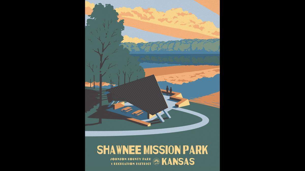 Last year’s poster project saw artists creating posters for Big Bull Creek, Cedar Niles, Lexington Lake and Shawnee Mission parks.