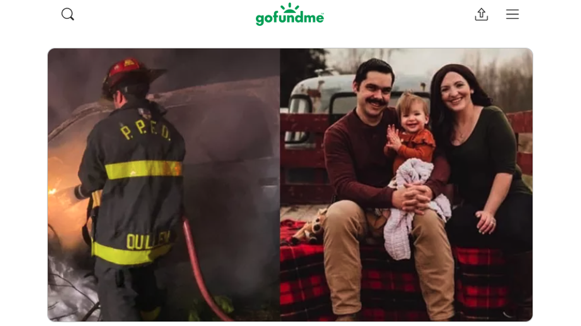 Paw Paw Firefighter Ethan Quillen died on Wednesday, Feb. 22, after a power line collapsed onto him, officials say.