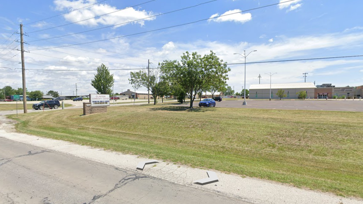 The Clinton Community Center in Clinton, Missouri, captured by Google Earth on September 25, 2022. A Sherwood School District school bus was involved in a traffic accident on the way home from a field trip here on June 21, 2024.