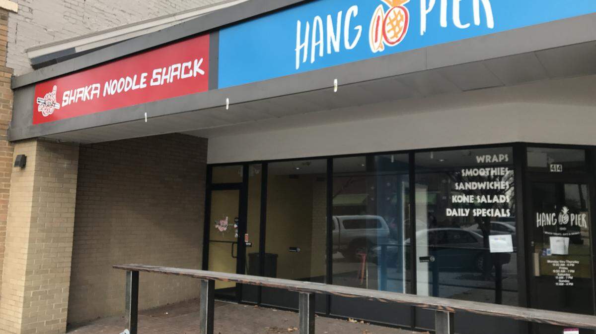 Shaka Noodle Shack and Hang 10 Pier shared a space at 414 Armour Road in North Kansas City